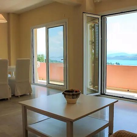 Clios House With Magnificent Views Of The Sea Apartment Kalami (Corfu)